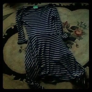 Edyn Clothing Knee Length Striped Dress